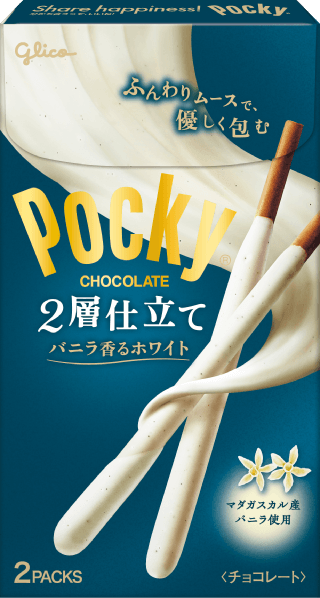 ポッキー 2層仕立て＜バニラ香るホワイト＞